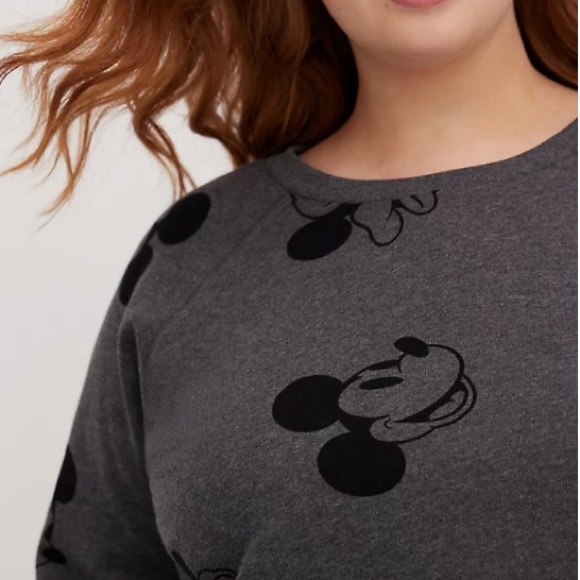 TORRID SWEATSHIRT - DISNEY MICKEY & MINNIE MOUSE - Picture 3 of 4